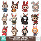 12+ Monster Doll Halloween Png Bundle, Cute Horror Movie Character Png, Doll Cartoon Halloween Png, Kawaii Halloween Sublimation design png