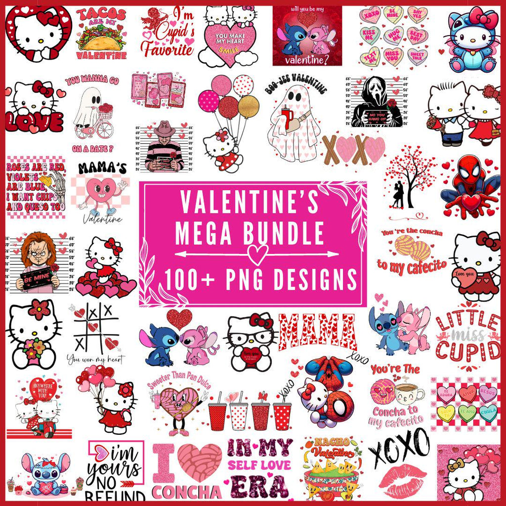 Valentine Mega Bundle png Bundle, Retro valentine png, Valentines day png, kids valentine png bundle, Groovy Valentine Png, Valentine’s Day