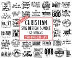 Christian Svg Mega Bundle, Scripture Bundle, Bible Verse Svg, Religious Svg Bundle, Jesus Svg, God Svg, Faith svg Bundle, Christian Svg file