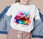 13 PNG Lightning McQueen Cars Splash and Watercolor Digital design PNG file for sublimation – High Resolution -Instant Digital PNG Download