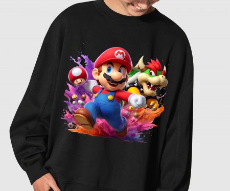 8 PNG Super Mario Splash and Watercolor Digital design PNG file for sublimation – High Resolution -Instant Digital PNG Download