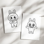 Labubu SVG Bundle \ Labubu Cut Files \ Cute Labubu SVG \ Labubu Sticker Svg\Labubu T-shirt \ Happy Labubu Svg \Labubu Themed Svg\ Labubu Svg