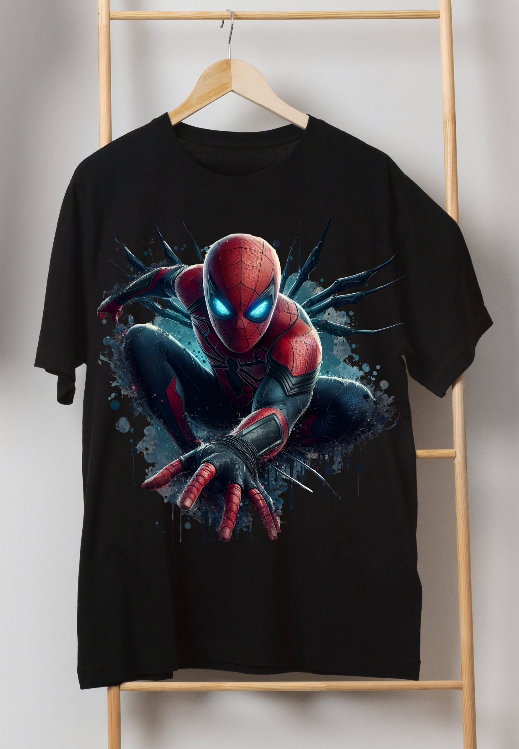 8 PNG Spiderman Splash and Watercolor Digital design PNG file for sublimation – High Resolution -Instant Digital PNG Download