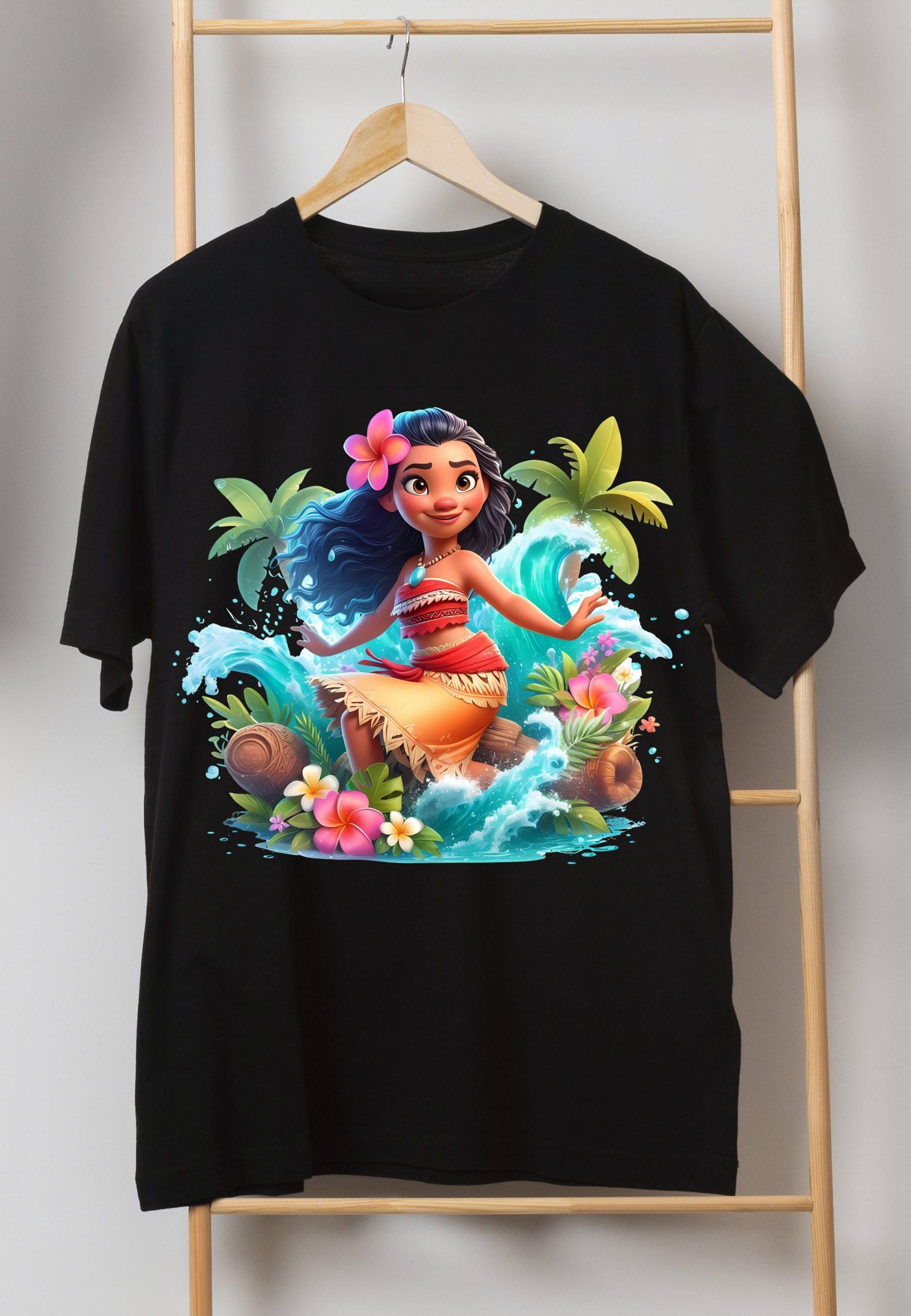 8 PNG Moana Splash and Watercolor Digital design PNG file for sublimation – High Resolution -Instant Digital PNG Download