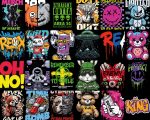 30+ Urban Design – Premium Casual Style Design Packs, Trendy T-shirt Design Pack, Pop Culture, Urban Wear, T-shirt Prints Design