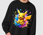8 PNG Pikachu Splash and Watercolor Digital design PNG file for sublimation – High Resolution -Instant Digital PNG Download