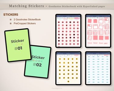 Digital Planner – GoodNotes, iPad, Notability | Daily, Weekly, Monthly | 2024-2025 | Undated | Digital Planner 2024 2025 Undated iPad