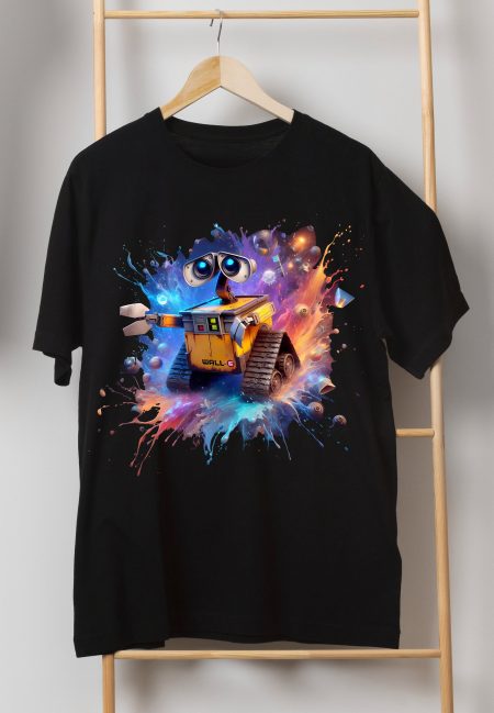 8 PNG Wall-E Splash and Watercolor Digital design PNG file for sublimation – High Resolution -Instant Digital PNG Download