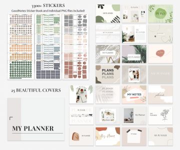 2024-2025 Digital Planner, GoodNotes Planner, iPad Planner, Daily Planner, Notability Planner, Android Planner daily digital planner