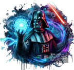 8 PNG Star Wars Darth Vader Splash and Watercolor Digital design PNG file for sublimation – High Resolution -Instant Digital PNG Download
