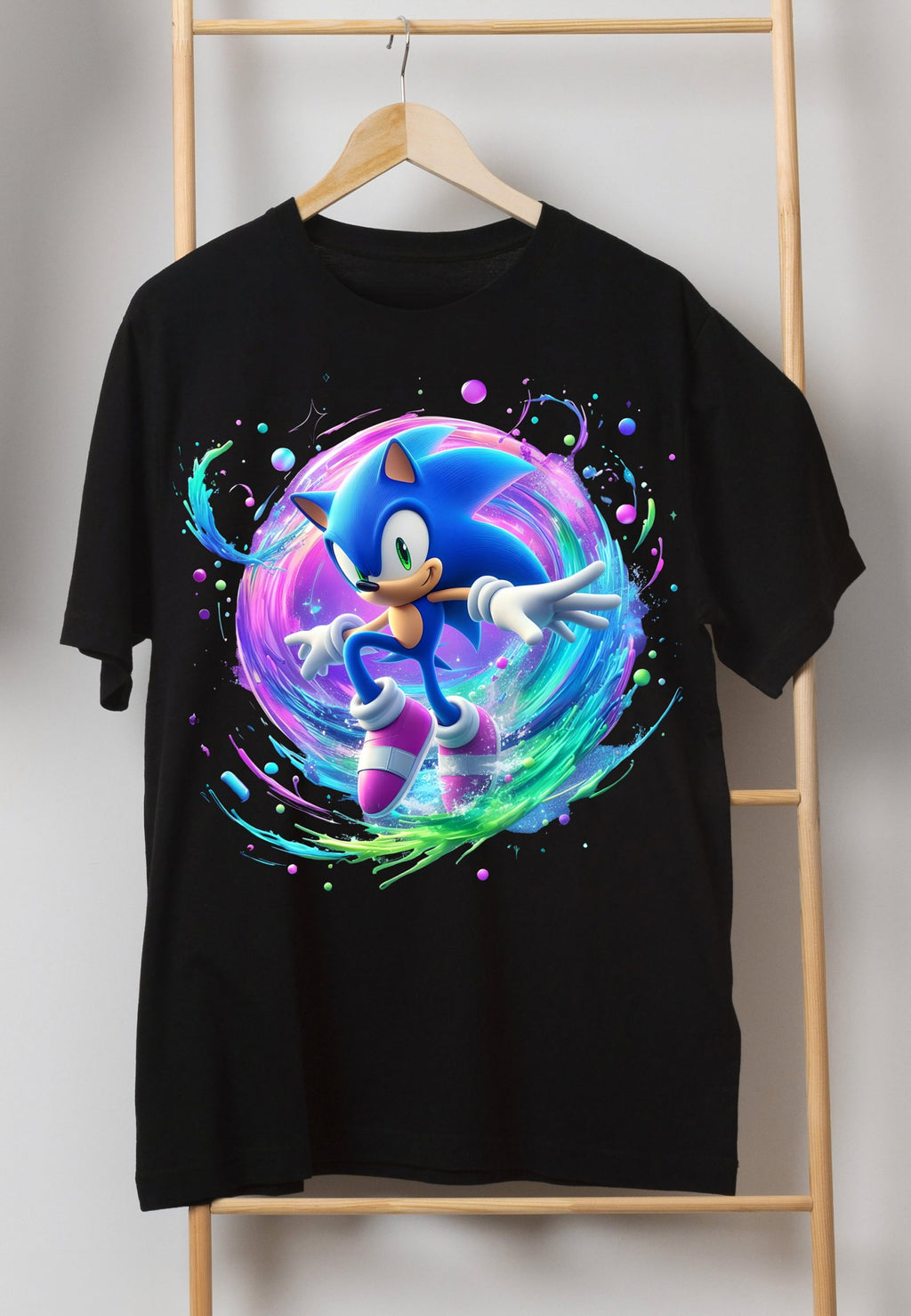 8 PNG Sonic the Hedgehog Splash and Watercolor Digital design PNG file for sublimation – High Resolution -Instant Digital PNG Download