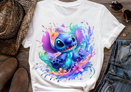 16 PNG Stitch Splash and Watercolor Digital design PNG file for sublimation – High Resolution -Instant Digital PNG Download