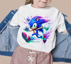 8 PNG Sonic the Hedgehog Splash and Watercolor Digital design PNG file for sublimation – High Resolution -Instant Digital PNG Download