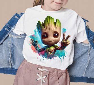 8 PNG Watercolor splash Baby Groot png Digital images for printing, T-Shirts, Groot Print High Resolution-Instant Digital Download