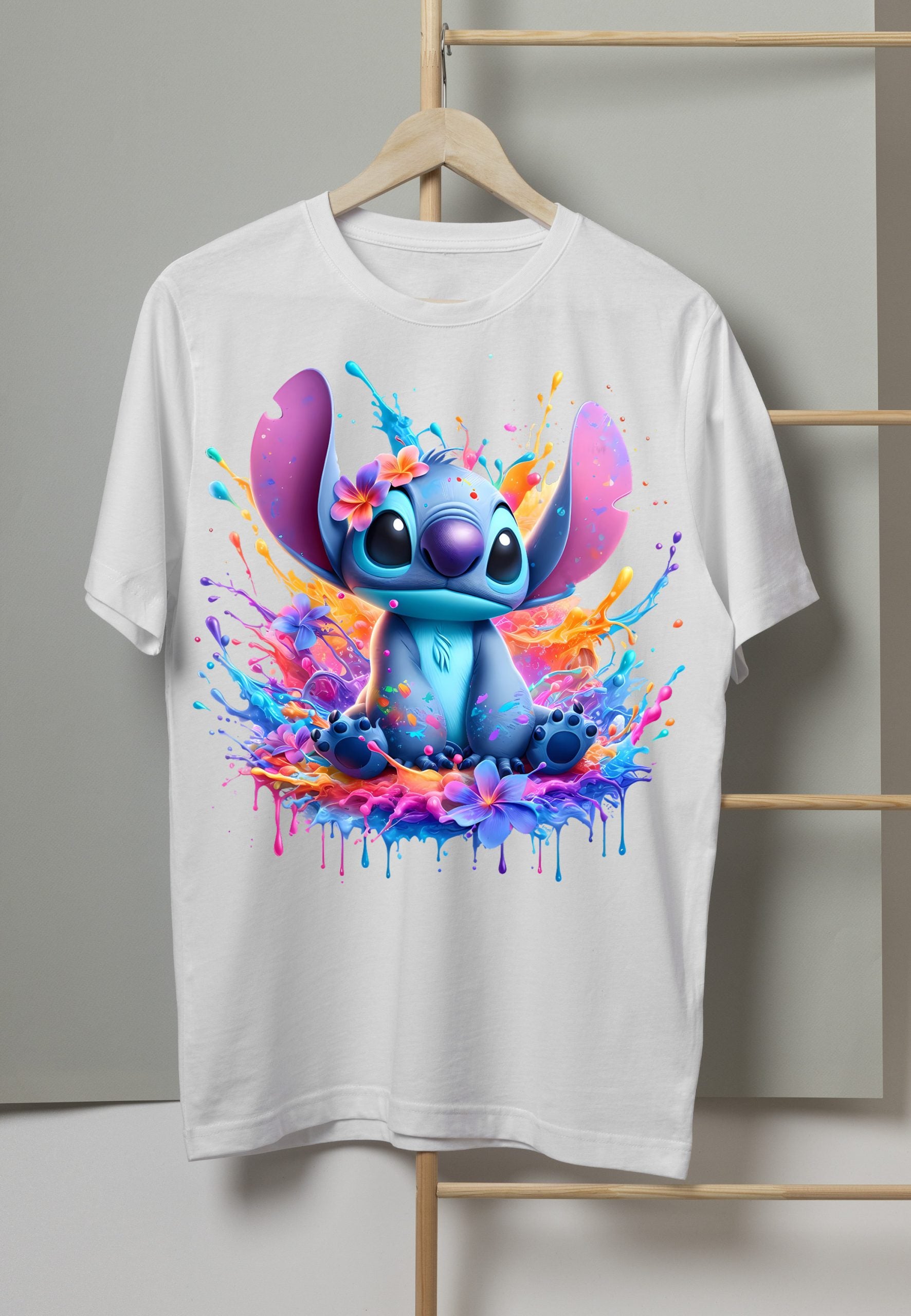 16 PNG Stitch Splash and Watercolor Digital design PNG file for sublimation – High Resolution -Instant Digital PNG Download