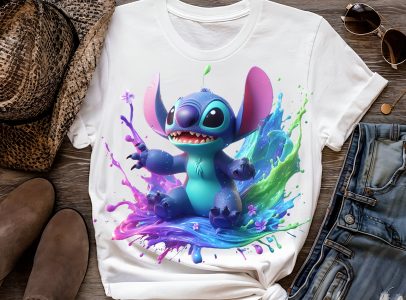 8 PNG Stitch Splash and Watercolor Digital design PNG file for sublimation – High Resolution -Instant Digital PNG Download