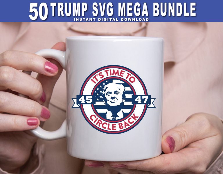50 Trump Mega Bundle Make America Again 2024 Sublimation Trump 47 Republican Digital Download Supporter SVG PNG EPS Dxf, stickers