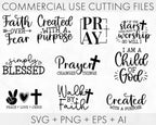 Christian svg bundle, Religious svg, Scripture svg, Bible Verse svg, Blessed svg, Jesus Svg, God Svg, Faith svg, Cut Files for Cricut