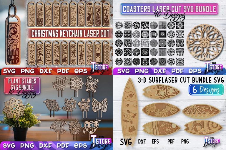 Laser Cut Mega Bundle SVG | CNC Files | Engraving SVG Desi