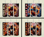 32 Team American Football Tumbler PNG Sublimation Designs, Football Mascot 20oz Skinny Tumbler Wrap PNG, Football Png Digital Download, NFL Tumbler