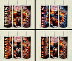 32 Team American Football Tumbler PNG Sublimation Designs, Football Mascot 20oz Skinny Tumbler Wrap PNG, Football Png Digital Download, NFL Tumbler