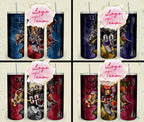 32 Team American Football Tumbler PNG Sublimation Designs, Football Mascot 20oz Skinny Tumbler Wrap PNG, Football Png Digital Download, NFL Tumbler