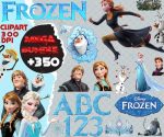 Frozen png bundle, Frozen Clipart, Frozen 2 Clipart png, Olaf png, Anna png, Elsa shirt, Elsa png, Frozen Birthday Invitation , cake topper