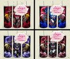 32 Team American Football Tumbler PNG Sublimation Designs, Football Mascot 20oz Skinny Tumbler Wrap PNG, Football Png Digital Download, NFL Tumbler