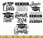 Graduation SVG Bundle, Proud Graduate 2024 SVG, Senior 2024 svg, Class of 2024 svg, Graduation 2024 SVG, Graduation Cap svg,Cricut Cut Files
