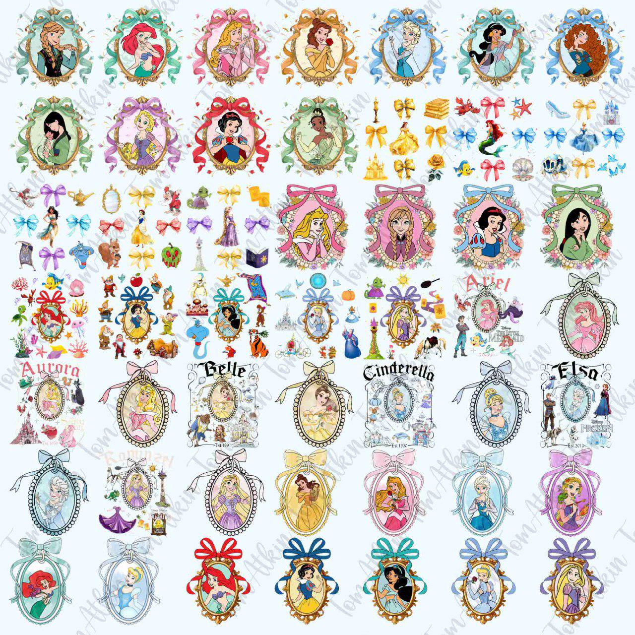 200+ Coquette Mirror Princess Png Bundle, Coquette Cartoon Png, Princess Coquette Bow Png, Family Trip Png, Princess Bow Png, Vacation Trip
