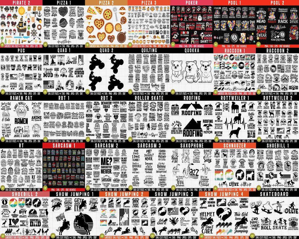 Layered SVG Bundle Cricut Cut File PNG Sublimination Bundle Whole Shop XXL Mega Bundle Silhouette Cameo Cutting Machine Files Commercial use