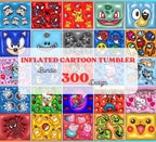 35000+ Best Seller Tumbler Wrap Bundle Tumbler PNG Bundle Digital 2D 3D Ultimate 20oz Skinny Bundle Wrap, Cartoon Funny Design