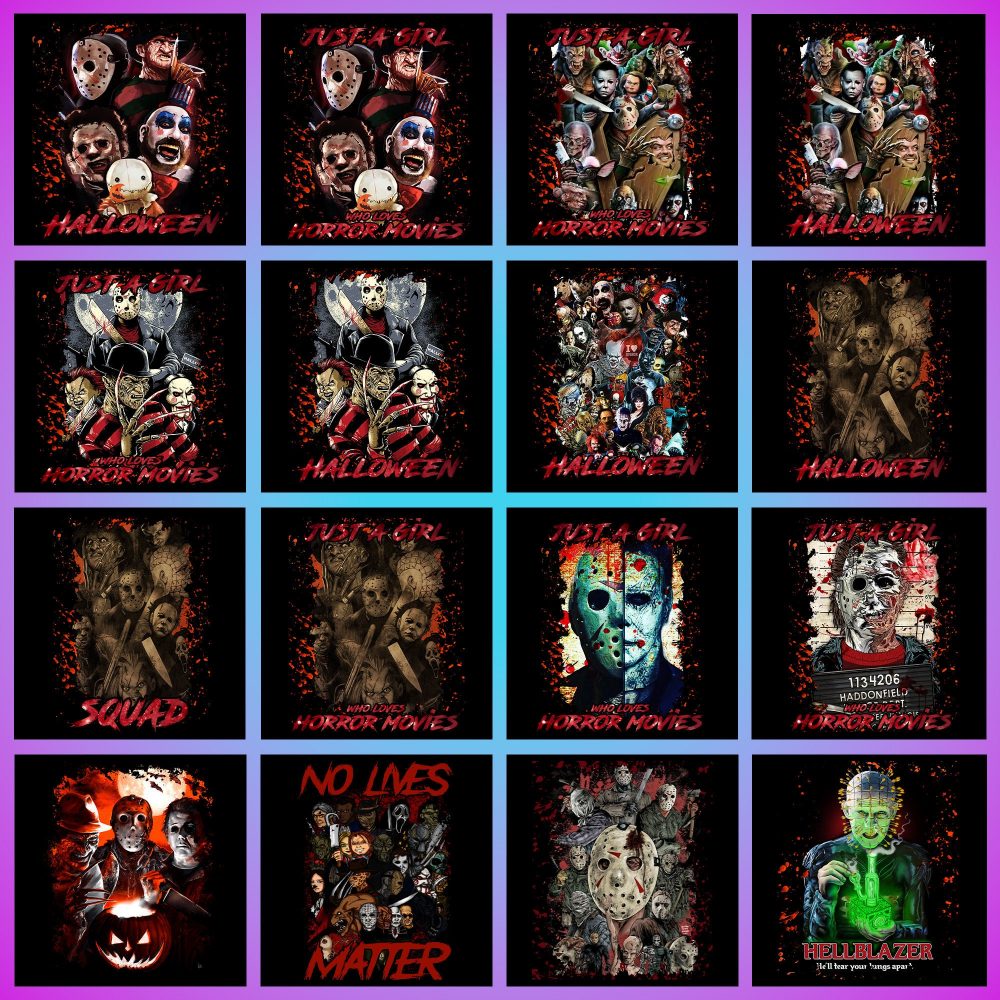 80+ Horror Characters Png,Horror Clipart sublimation PNG,Halloween character Png,Horror Bundle Png, Horror Movie Png,Scary Horror Characters