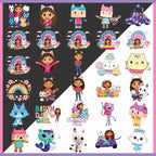Gabby’s Dollhouse Birthday Clipart Bundle – 55 PNG, Gabby Dollhouse PNG, Gabby clipart Art, Gabby Dollhouse Shirt Png, Tumbler Dollhouse,