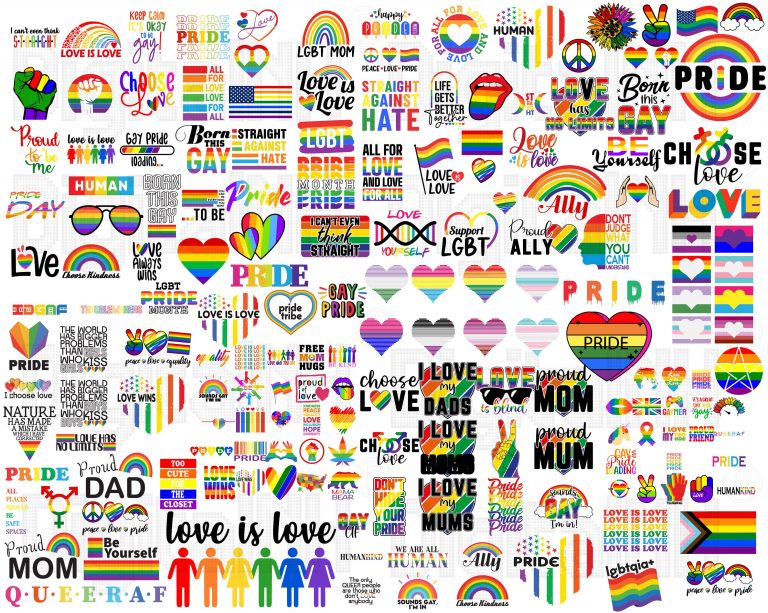 300+ LGBTQ SVG Bundle, LGBT svg, Pride svg, Gay Pride svg, lgbt quotes svg, rainbow svg, Gay svg, Digital File, Instant download