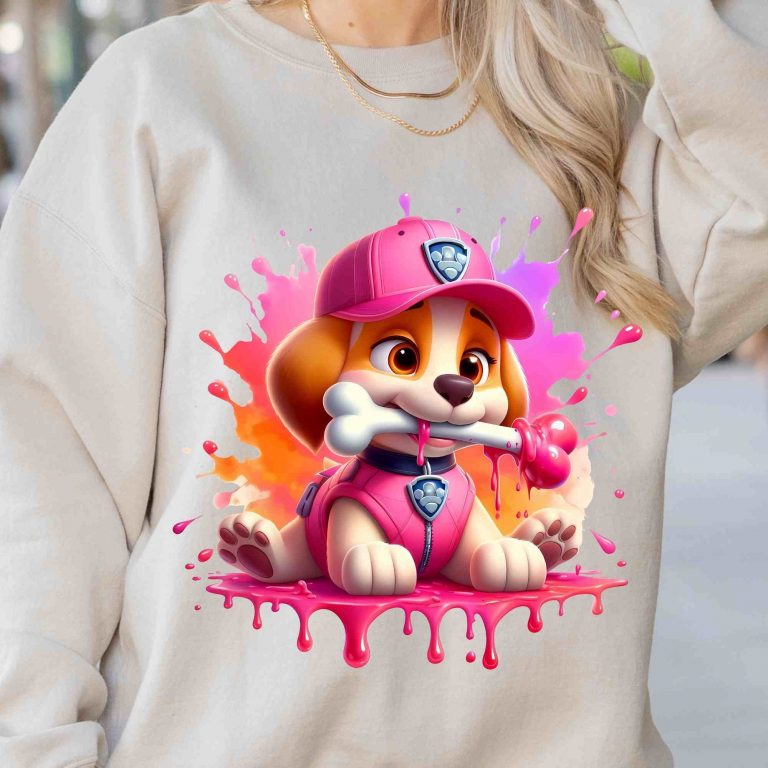 20 Paw Patrol Splash and Watercolor PNG Bundle, Dog Watercolor Png, Cartoon Clipart, Cartoon Watercolor Png, Cartoon Movie Png