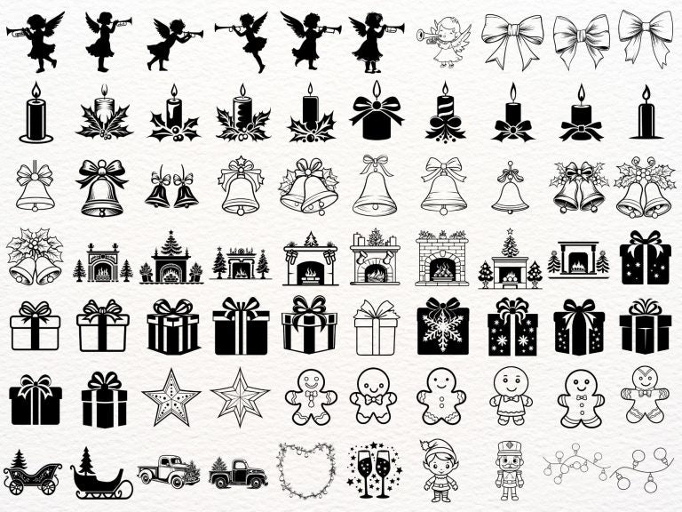 Christmas svg bundle cricut , Christmas clipart, Christmas svg files for cricut, Christmas svg cut files, Christmas clipart commercial use