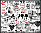 200 000+ Mega Svg Bundle Cricut File, Mickey Mouse, Minnie, Frozen, Moana, Elsa, Cinderella, Stitch, Toy Story, Pooh Cricut, Cut file