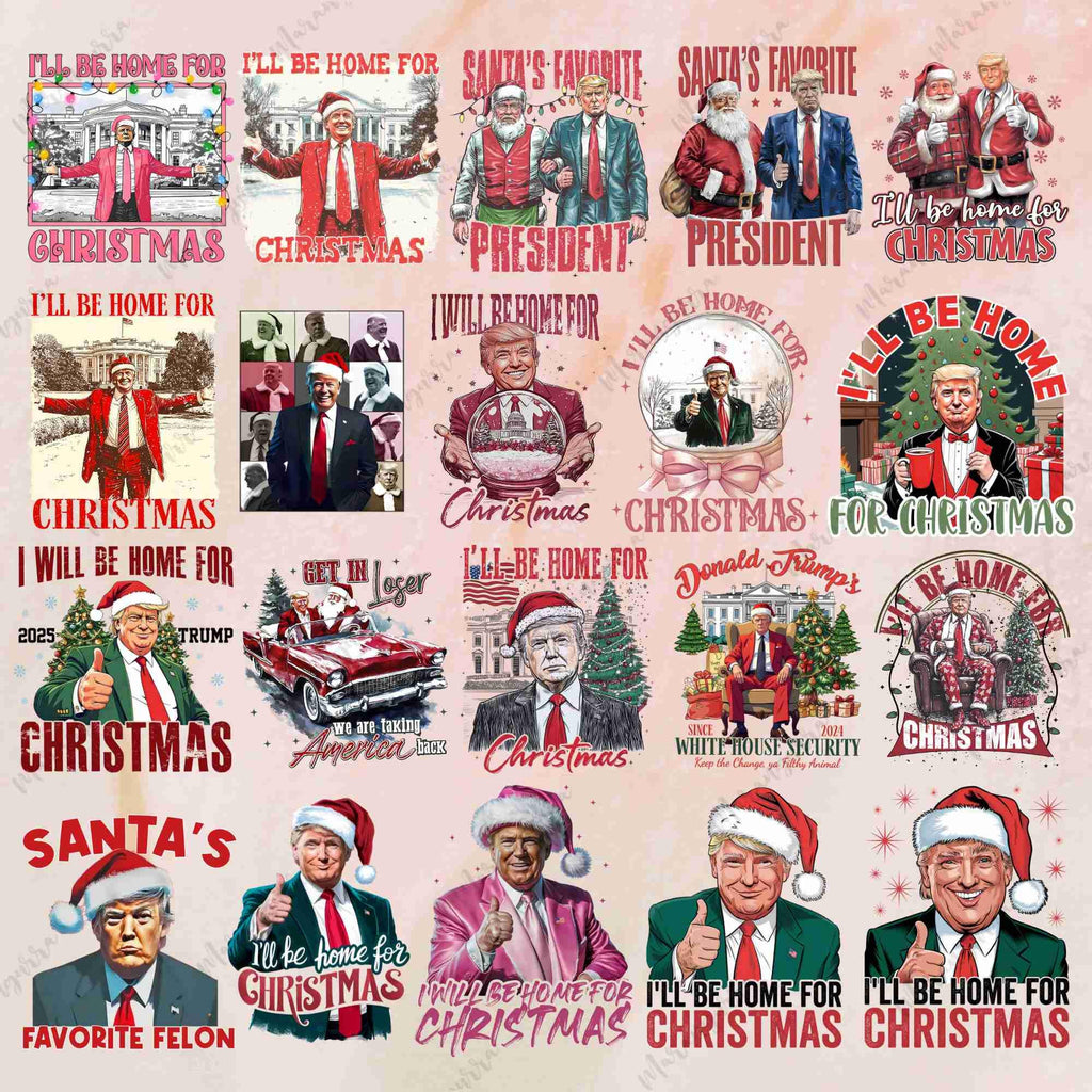 40+ Trumpp Christmas Bundle Png, Funny Trump Christmas Png, Pink Trummp Christmas Png Bundle, Christmas President Trummp Png, Retro Xmas Png