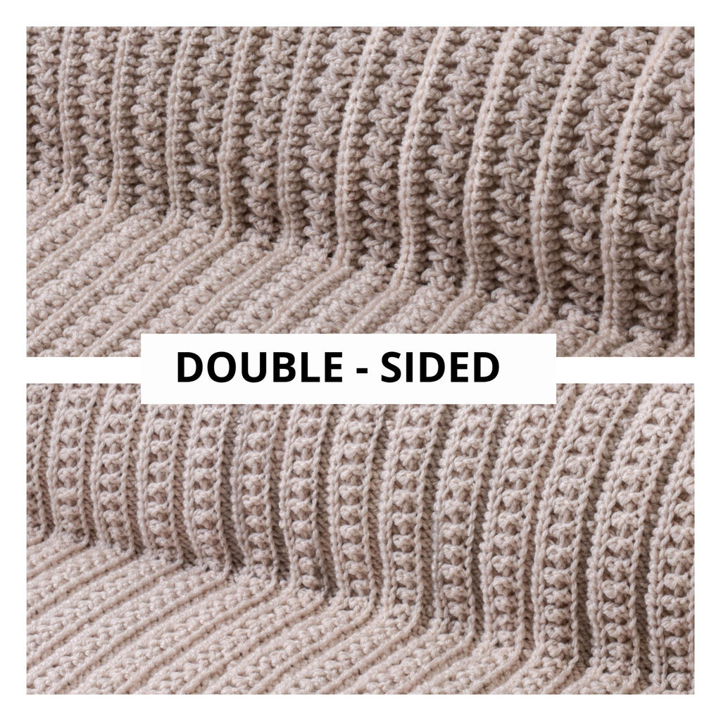 Crochet pattern-16 Sizes-Double sides-Lovey to King Blanket Afghan-ATHENA blanket-Reversible textured throw PDF-Easy crochet Blanket pattern