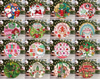 275 + Christmas Ornaments Bundle, Christmas Ornament PNG Designs, Christmas Round Ornament Sublimation, Round Hanging PNG, Christmas Png Svg