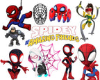 Spidey PNG, Spidey and his Amazing Friends Clipart, Spidey and his Amazing Friends PNG, Superhero Birthday, Instant Digital Download