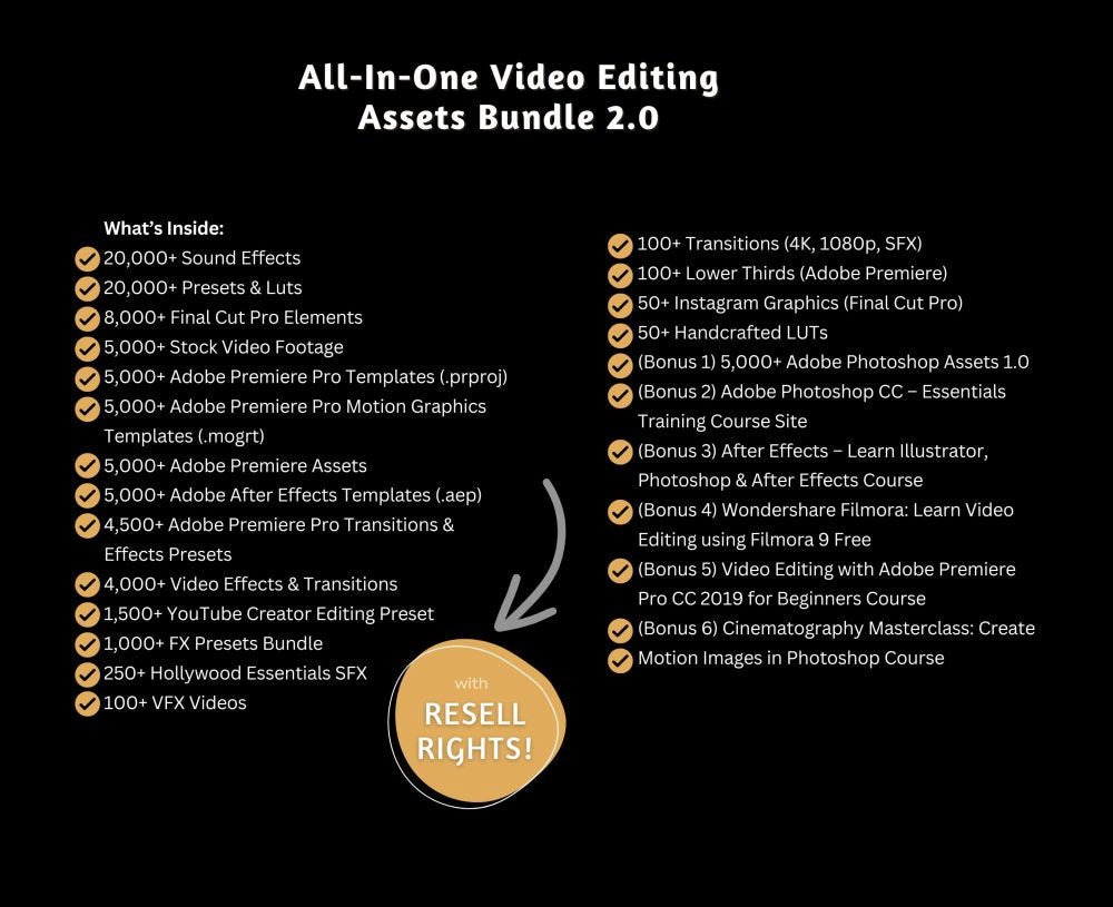 Digital Products Bundle Ideal for Passive Income, Millions of DFY Content, Featuring Private Label Rights & Master Resell Rights (MRR) (PLR)