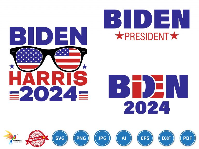 Joe Biden SVG PNG bundle, Biden Logo, Biden President, Biden 2024 svg, Biden For President, Biden Vector, Joe Biden File Printable Png File