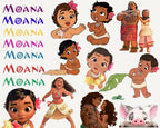 moana svg bundle, Moana Clipart, Moana png, Moana svg, Moana font, moana birthday, princess clipart, baby moana png, baby moana svg paper