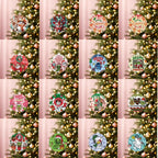 125 + Christmas Inflated Ornaments Designs, Christmas Round Ornament Png, Christmas Ornaments Png, Ornaments Sublimation, 3d Christmas Png