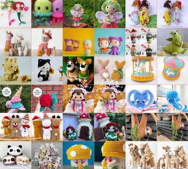 Ultimate 1500+ Premium Crochet Pattern Bundle + Mastery Course & Bonus Gifts | Instant Digital Download via Google Drive