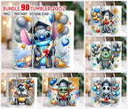 Big Bundle 90 Cartoon Characters Graduation Tumbler Wrap, 20oz Skinny Tumbler, Graduation Png, Proud Senior Png, Class of 2024 Tumbler PNG , Toy Story, Disney Cars, Disney Stitch, Spiderman, Disney Princess, Mickey Minnie, Disney Grad