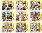 850 + Add Your Own Photo Tumbler Wrap Designs, Photo Tumbler Wrap, Canva Add Your Own Photo PNG, Collage Tumbler, Photo Sublimation Wrap PNG
