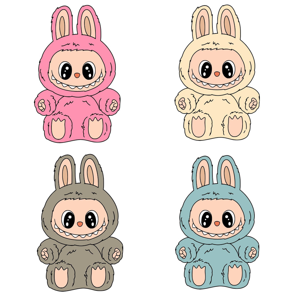 15 Labubu Designs Svg, Labubu Png, Labubuu Sublimation, T Shirt Design, Monster Characters, Svg Cut Files, Instant Download